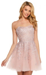 2 of 16 Sherri Hill 53099 Blush