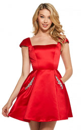 2 of 8 Sherri Hill 53211 Red