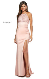 1 of 12 Sherri Hill 53394 Blush