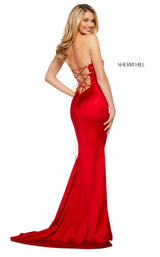 6 of 12 Sherri Hill 53394 Red