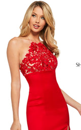 10 of 12 Sherri Hill 53394 Red