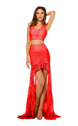 6 of 30 Sherri Hill 52472 Red