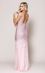 3 of 5 Glitz and Glam GG793 Dress Blush