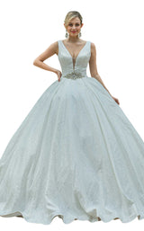1 of 4 Dancing Queen 0166 Bridal Dress Off-White