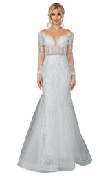 1 of 4 Dancing Queen 0168 Bridal Dress Off-White