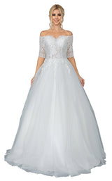 1 of 4 Dancing Queen 0170 Bridal Dress Off-White