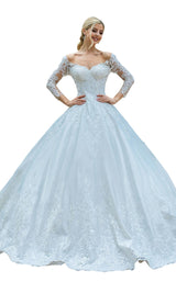 1 of 4 Dancing Queen 0172 Bridal Dress Off-White