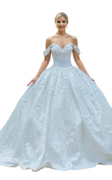 1 of 4 Dancing Queen 0182 Bridal Dress Off-White