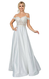 1 of 4 Dancing Queen 0186 Bridal Dress Off-White