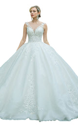 1 of 4 Dancing Queen 0198 Bridal Dress Off-White