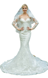 1 of 4 Dancing Queen 0210 Bridal Dress Off-White