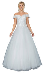 1 of 4 Dancing Queen 0212 Bridal Dress Off-White