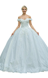 1 of 4 Dancing Queen 0213 Bridal Dress Off-White
