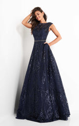 1 of 6 Jovani 02514 Dress Navy
