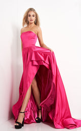2 of 9 Jovani 02563 Dress Fuchsia