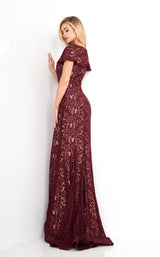 3 of 5 Jovani 02904 Dress Burgundy