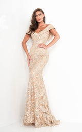 1 of 6 Jovani 02923 Dress Gold