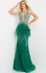 4 of 22 Jovani 03023 Dress Emerald