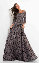 1 of 5 Jovani 03357 Dress Taupe