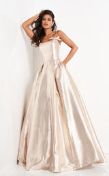 2 of 10 Jovani 03479 Dress Champagne