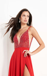5 of 6 Jovani 04091 Dress Red
