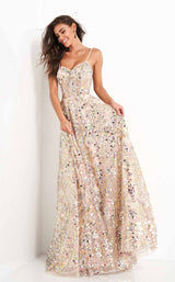 1 of 6 Jovani 04630 Dress Gold