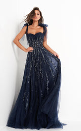 1 of 6 Jovani 04634 Dress Navy