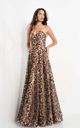 1 of 8 Jovani 04697 Dress Coffee