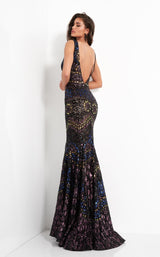 3 of 6 Jovani 04807 Dress Black-Multi