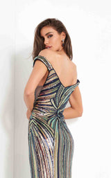 6 of 6 Jovani 04809 Dress Black-Multi