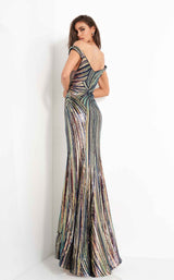 3 of 6 Jovani 04809 Dress Black-Multi