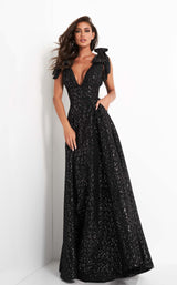 2 of 6 Jovani 05042 Dress Black