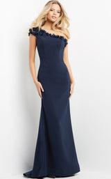 1 of 4 Jovani 06589 Navy