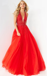 1 of 4 Jovani 06598 Dress Red