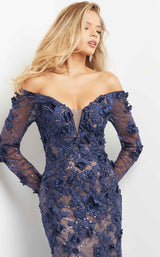 3 of 4 Jovani 06635 Navy