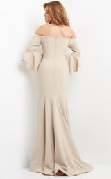 2 of 4 Jovani 07065 Dress Champagne