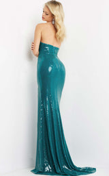 4 of 8 Jovani 07216 Dress Teal