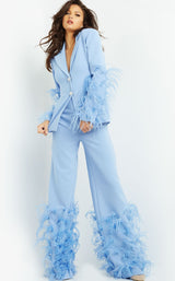 3 of 4 Jovani 07218 Periwinkle