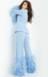 4 of 4 Jovani 07218 Periwinkle