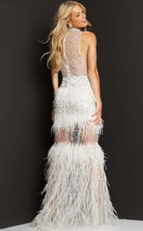 2 of 4 Jovani 07317 Off-White