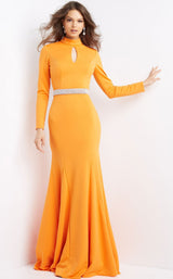 1 of 8 Jovani 07392 Dress Orange