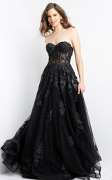 2 of 8 Jovani 07901 Black