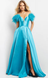 1 of 4 Jovani 08321 Teal