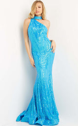 1 of 4 Jovani 08338 Turquoise