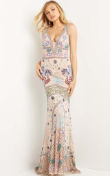 1 of 4 Jovani 08446 Dress Blush-Multi