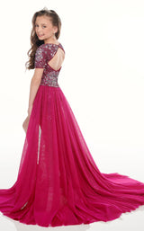 3 of 4 Rachel Allan Perfect Angels 10000 Jumpsuit Magenta