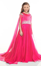 1 of 4 Rachel Allan Perfect Angels 10001 Dress Cerise