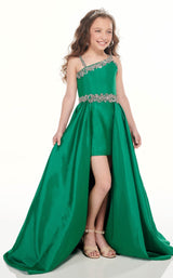 1 of 4 Rachel Allan Perfect Angels 10002 Dress Emerald