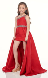 2 of 4 Rachel Allan Perfect Angels 10002 Dress Red
