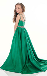 3 of 4 Rachel Allan Perfect Angels 10002 Dress Emerald
